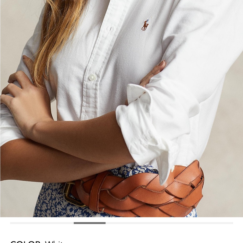 Ralph Lauren White Long-Sleeve Shirt